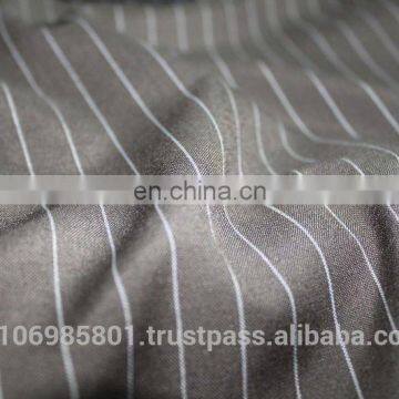 Polyester Wool Formal Wear Stripe Design PW 70/30