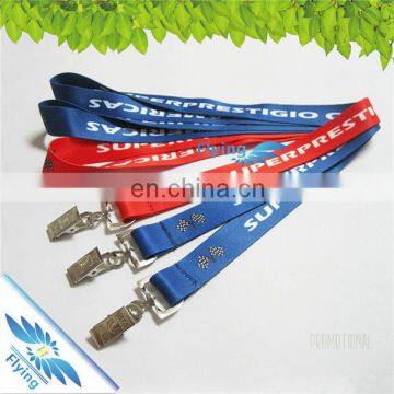 Single custom dye sublimation lanyards, custom logo lanyards with clips for exhibition events