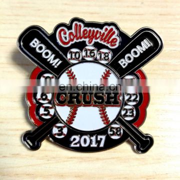 Custom metal baseball cooperstown pin