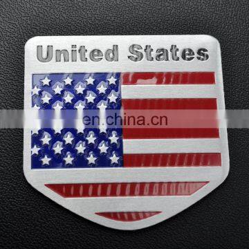 Promotional newest design flag shape lapel pin badge