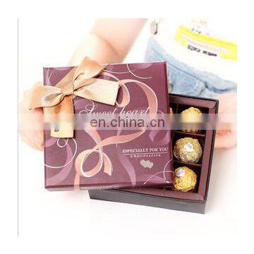 fancy paper chocolate gift packaging box