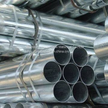 Q345 Material Welded Pre Galvanized Steel Round Pipe