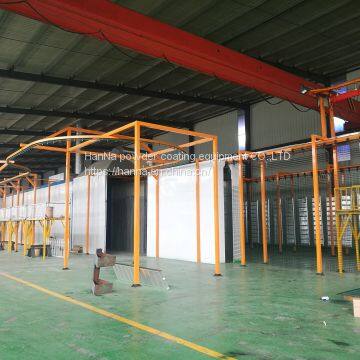 Hot Sale Electrostatic Aluminum Profile Powder Coating Line System photo-5