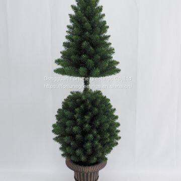 Artificial christmas pot tree