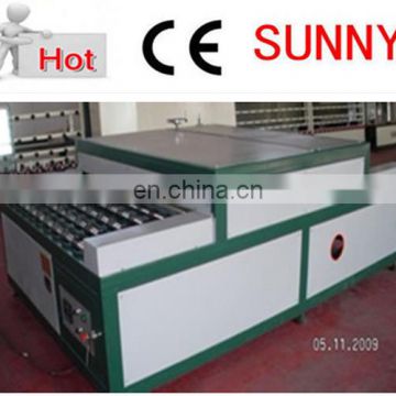 horizontal insulating glass roller press machine