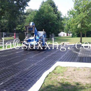 Track Mats Temporary Outdoor Flooring Portable Roadway Temporary Driveway Mats Sale Plastic Trackway Panel photo-5