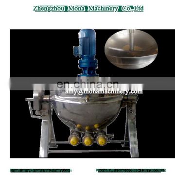 Sandwich cooking pot/Gas Tilting Jacketed Kettle Cooking Pot With Agitator