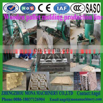 High quality Compressed wood pallet making machine press molding machine