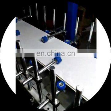 Automatic aluminum profile hot glue wrapping machine for window and door