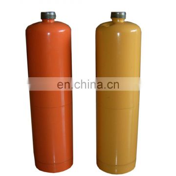 1L empty mapp gas canister steel mapp gas bottle China