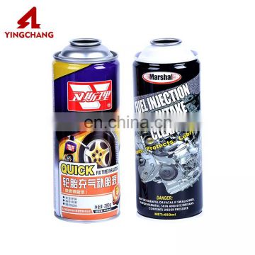 CMYK / PMS print injection air intake cleaner tin metal aerosol spray can