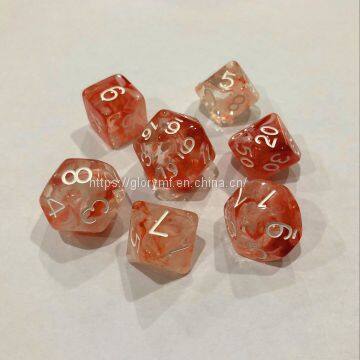 OEM Muti-color Mixed Plastic Acrylic Dice/muti-side Dice photo-5
