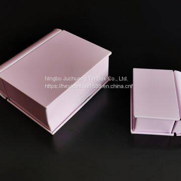 Book Shape Tin 0.2-0.23mm Tinplate Storage Box