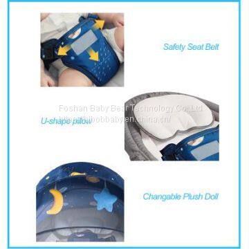 Removable Seat Cover Infant Rocking Sleeper Plush Toys Baby Bouncer Cribs photo-2