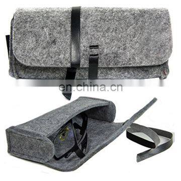 Multifunctional Glasses Soft Bags Bag Sunglasses Felt Box photo-3