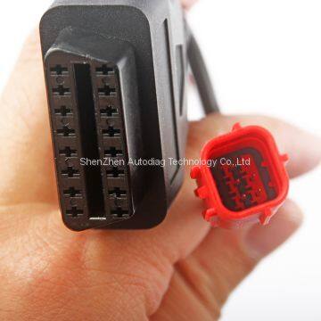 Kawasaki 6pin To 16 Pin Motorcycle Diagnostic Tools OBD Adapters Autocycle OBD2 Extension Cables For DL650 SV650 GSX-R photo-5