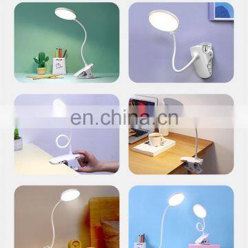 Wholesale USB Power 5W Dimmable Eye-Protection Led Table Light Foldable Clip Bed Reading Book Night Light LED Table Lamp photo-3