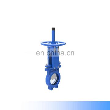 Non Rising Stem A3 Yoke Wafer Flange Double Sealing Knife Gate Valve