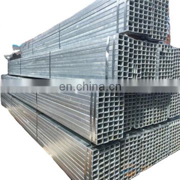 thin wall galvanized steel pipe for building materials pre galvanized square steel pipe