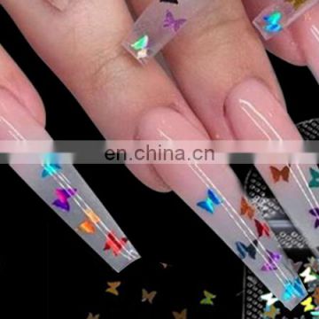 nail beauty college butterfly nail art sticker extension builder gel