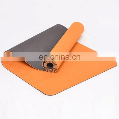 Wholesale TPE Private Label Two layer Natural Anti-Slip Eco-Friendly Yoga Mat