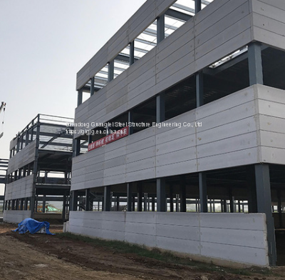 New Design Reliable Seismic Earthquake Prefabricated Light Steel Structure Muti Slope Workshop photo-5