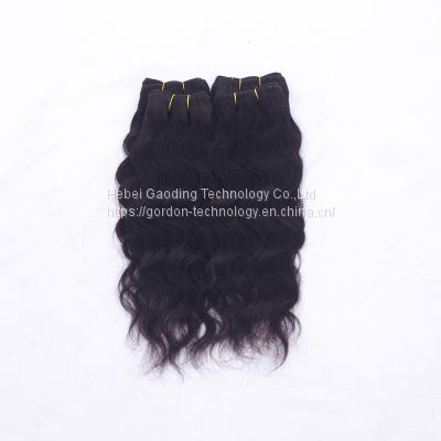 natural wave human hair extensions human hair bundles 130% 150% density