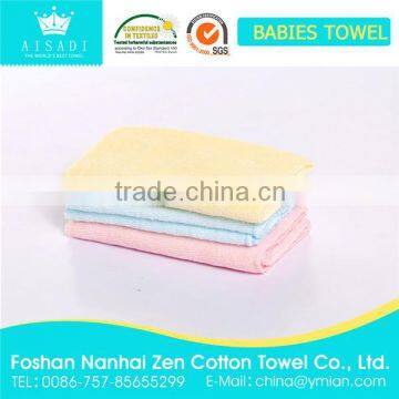 soft and comfortable cut pile baby/kids/children towel cleaning face towel