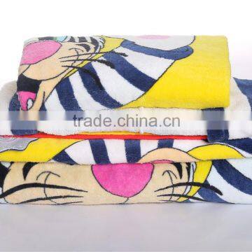 China towel manufactory cartoon child/kids/baby hood towel