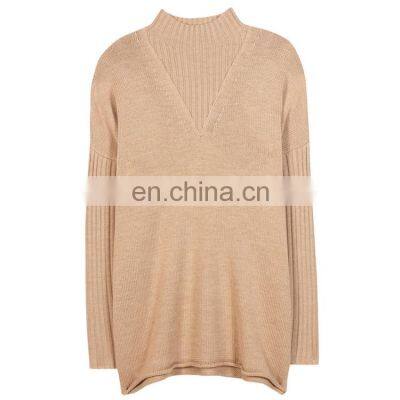 Eco Friendly Cashmere Woolen Knitted Old Lady Sweater For Women