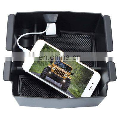 Interior Accessories Parts Silicone Armrest Rest Storage Box Center Control Console Organizer Tray For Jeep Gladiator Jt 20-21 photo-4
