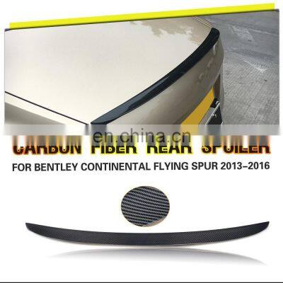 Carbon Fiber Rear Duck Spoiler for Bentley Continental Flying Spur 13-16 photo-2