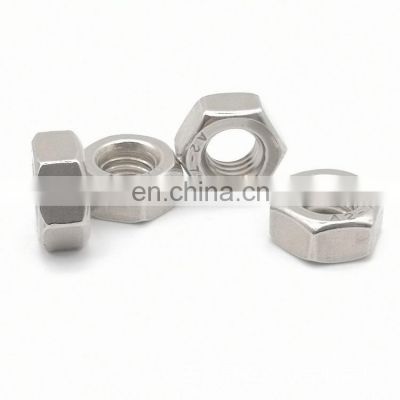 3/8 24UNF High quality and low price wholesale 304 Stainless steel inch hex nuts American system hex nut