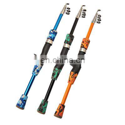 Factory wholesale mini fishing rod 1.3m/1.5m/1.8m mini telescopic rod for kid fishing