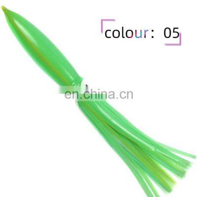 21cm 19g Luminous Fluorescent Deep Sea Fishing TPR Artificiais Octopus Bait Pesca photo-4