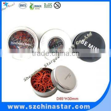 Special shapes paper clip with tin box