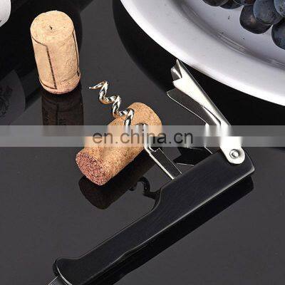 Customised Vertical Tabletop Personal Stainless Steel Corkscrew Handle Plastic Bottle Red Wine Opener photo-3