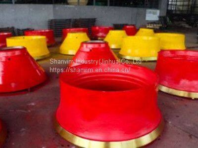 High Manganese Mantle Concave Cone Crusher Parts Wear Liner photo-3