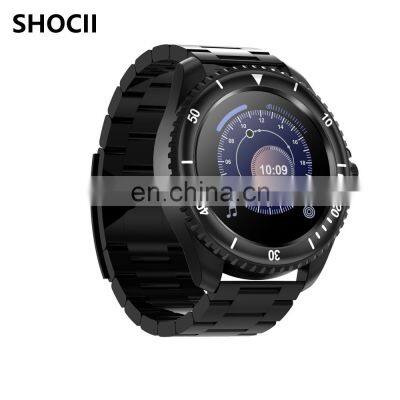 Newest Z27 Smart Watch 1.54 Inch Heart Rate Monitor Call Fitness Tracker Z27 Men Luxury Steel Belt and Leather Strap Smartwatch photo-5