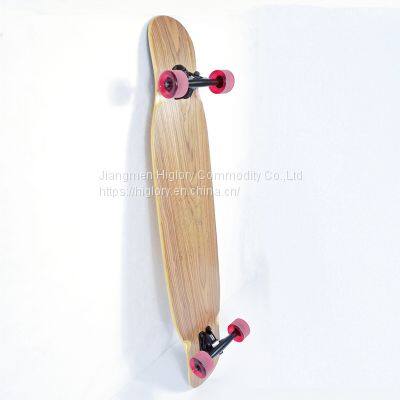 High Quality Mixed Bamboo Maple Long Board Deck For Dancing Skateboard Longboard Decks photo-4