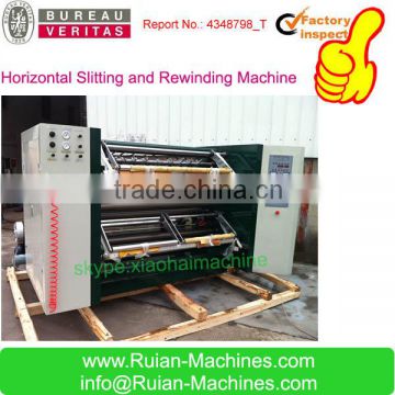 horizontal Paper Slitting and rewinding machine with speed 150m/min