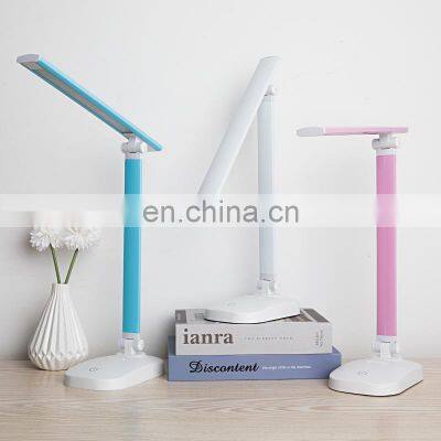 Modern Bedroom Table Touch Desk Lamp Eye Protection USB Charging Dimming Reading Desk Lamp