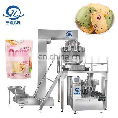 Multi-Function Automatic Premade Bag Packaging Machines Chips Wafer Sandwich Biscuits Doypack Packing Machine