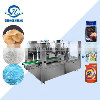 Chilli Sauce Packing Wafer Price Popcorn Automatic Feeding Line Bakery Food Salad Packaging Machine