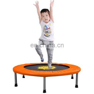 built-in trampoline trampoline with safety pole with CE CERTIFICATE