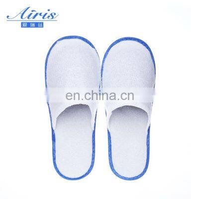 Disposable Non-woven Hotel Slipper 3mm Whiten Pressed EVA Sole Slippers photo-3