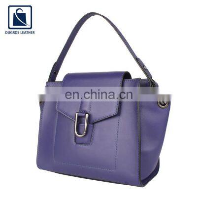 Bulk Exporter Selling Chairman Lining Material Flap Closure Type Matching Stitching Genuine Lather Women Sling Bag at Low Price