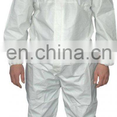 Best Price Disposable Hazmat Coveralls Microporous Film Coated Workwear Disposable Coverall Protective