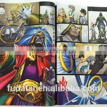 FDT custom low cost offset printing comic perfect binding book