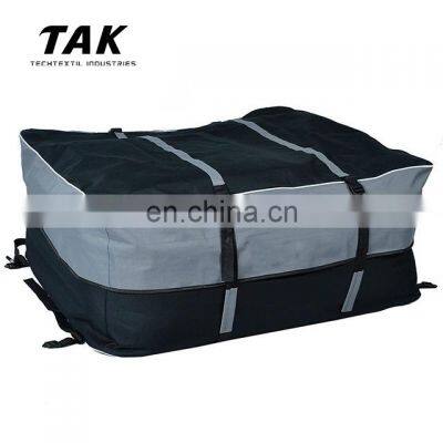 600d waterproof roof top large suv 4x4 rack polyester rooftop cargo bag